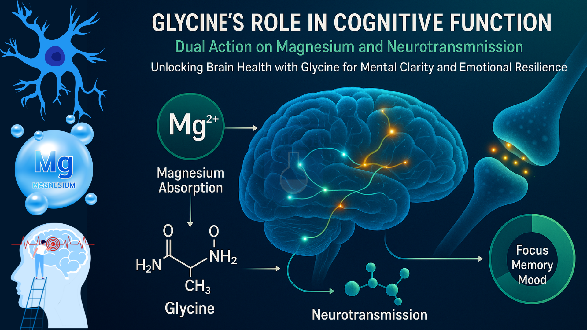 Voordelen van glycine voor hersenen, haar en zwangerschap