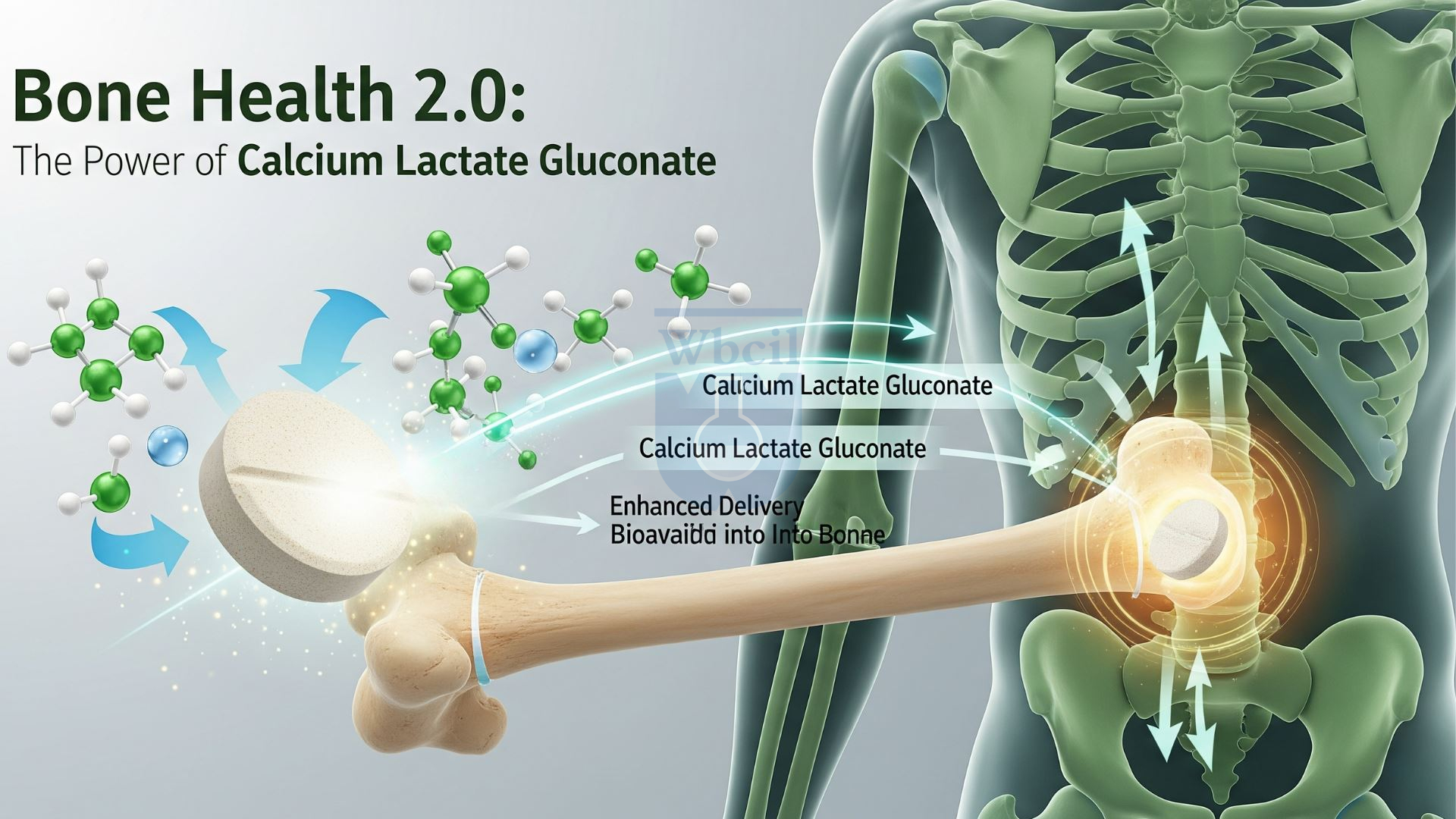 calcium lactate gluconate for Bone Health