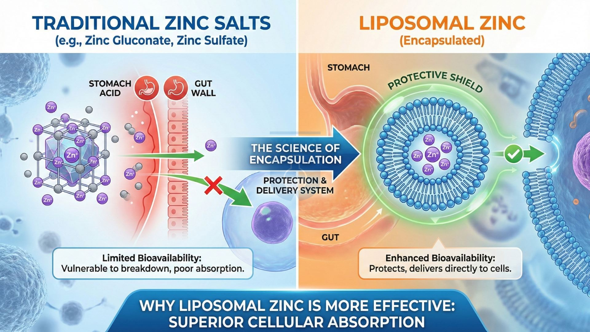 Liposomal Zinc benefits