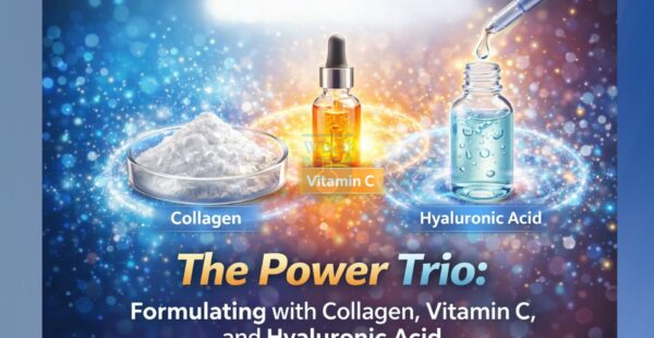 Formulating with Collagen, Vitamin C, and Hyaluronic Acid