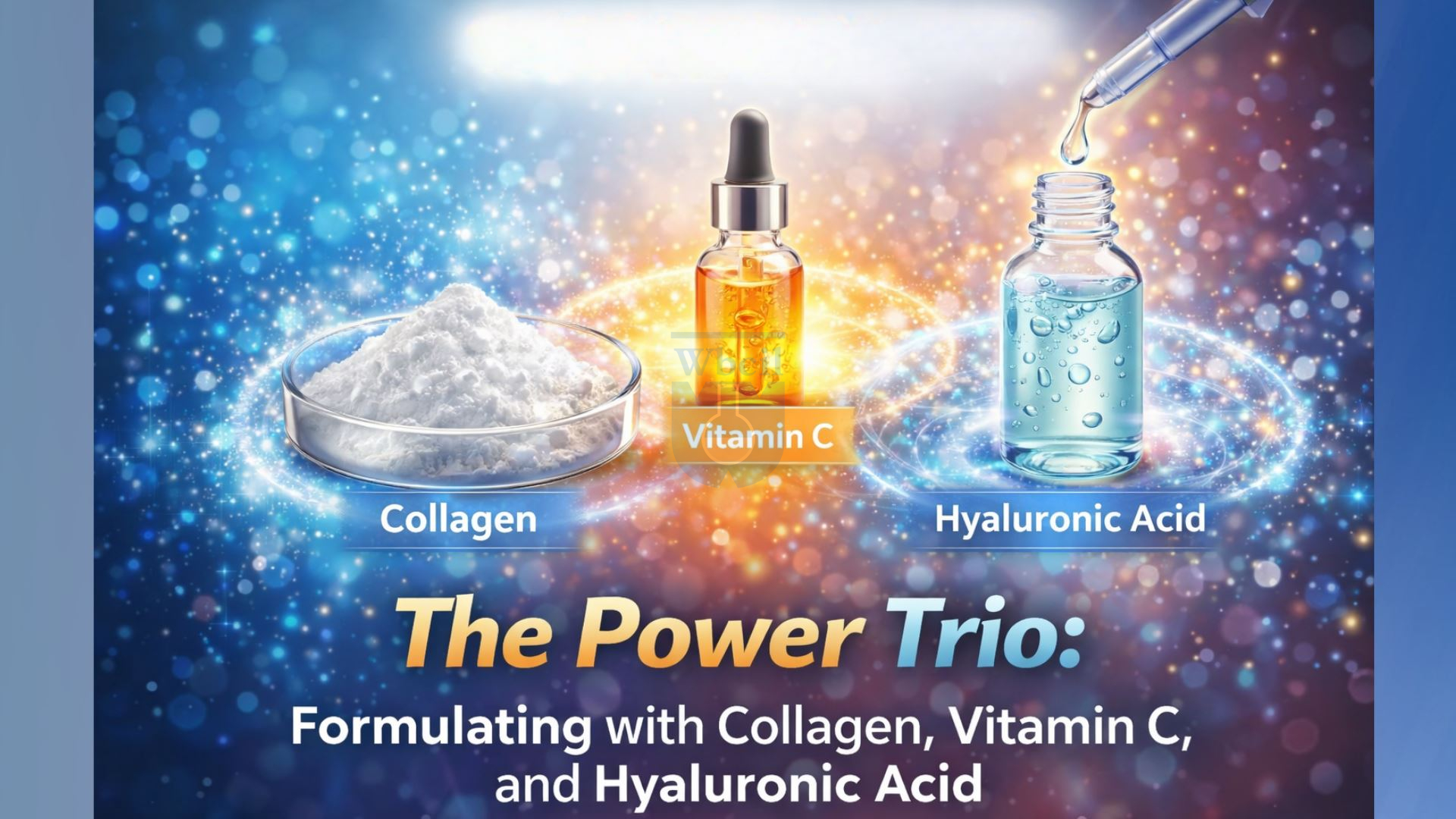 Formulating with Collagen, Vitamin C, and Hyaluronic Acid