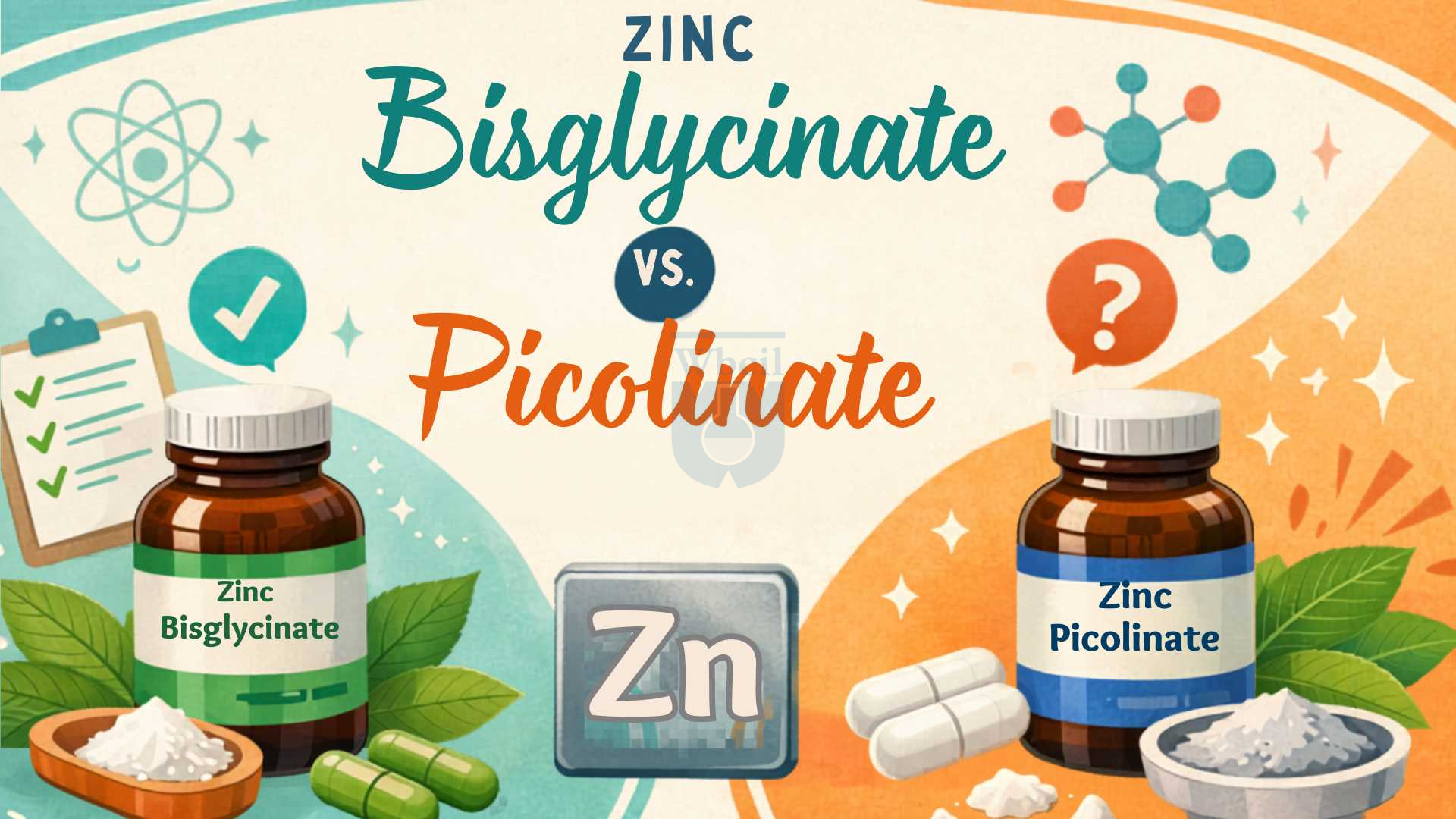 Zinkbisglycinat vs. Zinkpicolinat
