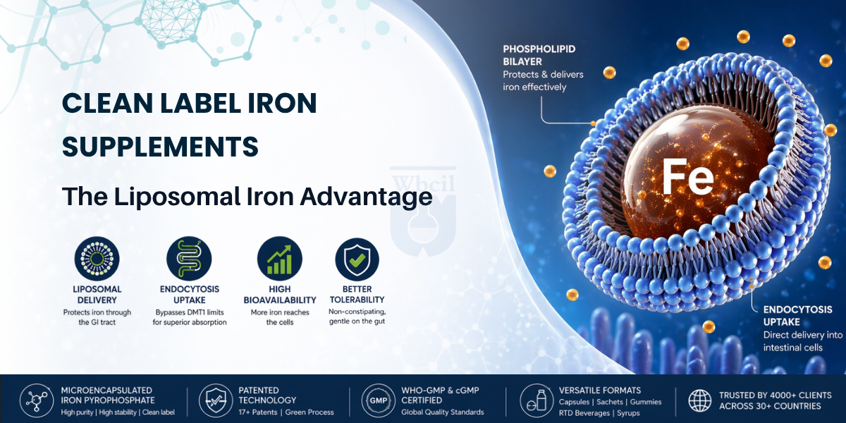 Clean Iron Supplements and liposomal iron advantage