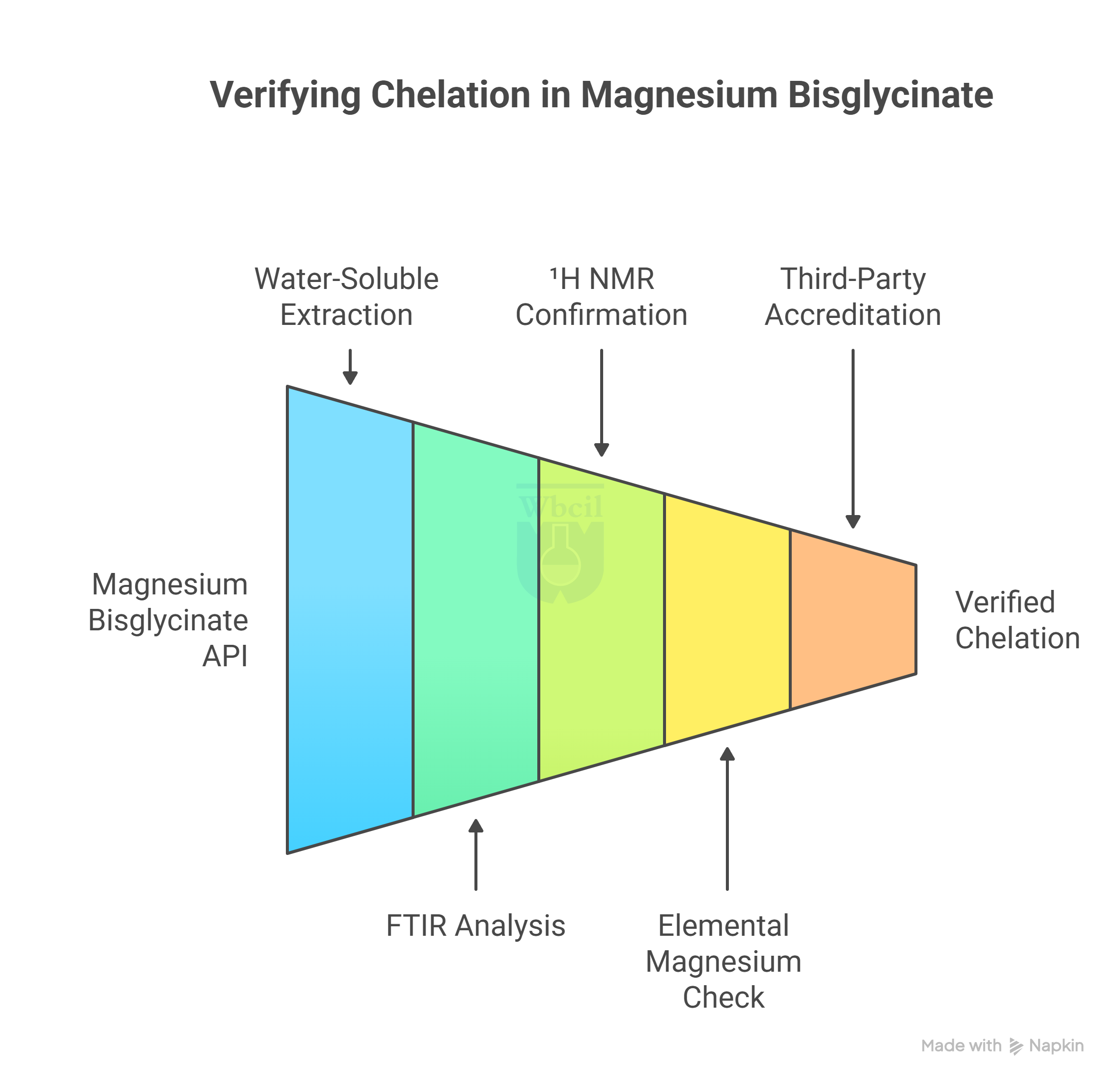 Verification of Chelation in Magnesium Bisglycinate