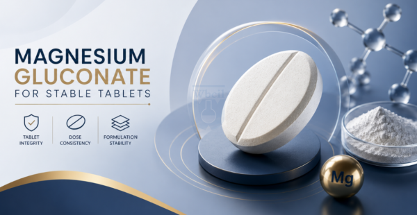 Magnesium gluconate for tablets