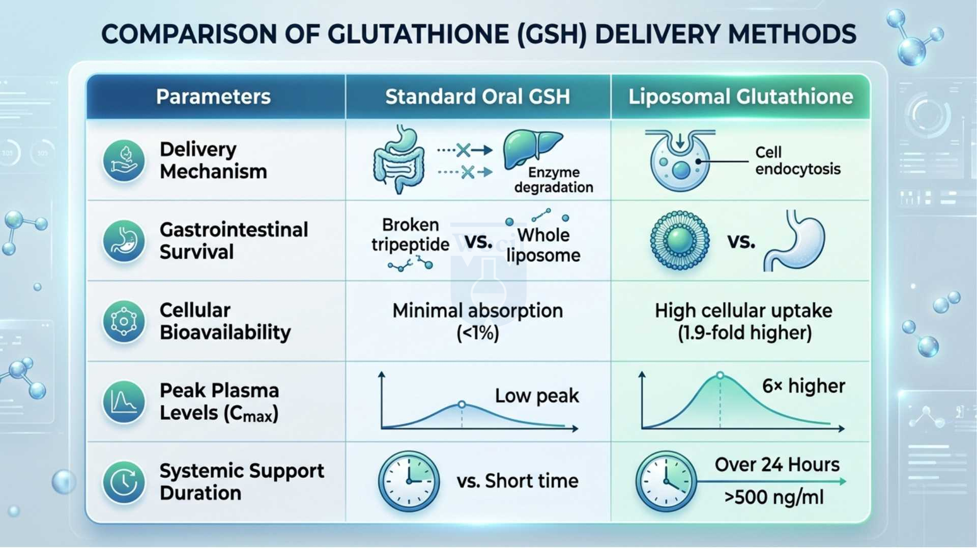 glutathione delivery method